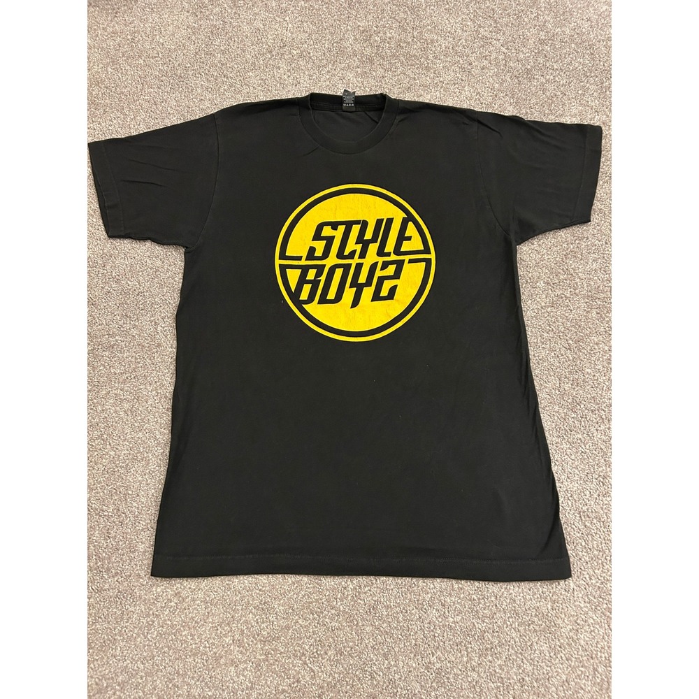 Popstar Never Stop Never Stopping Style Boyz Shirt Mens Medium Black Excellent